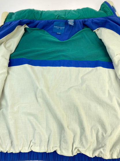 【中古品】【メンズ】 TOWN CRAFT タウンクラフト LS NYLON JACKET 80S ロングスリーブ ナイロン ジャケット 80年代 ヴィンテージ メンズ アウター 146-260731-em-31-min サイズ：XXL カラー：ブルー系 万代Net店