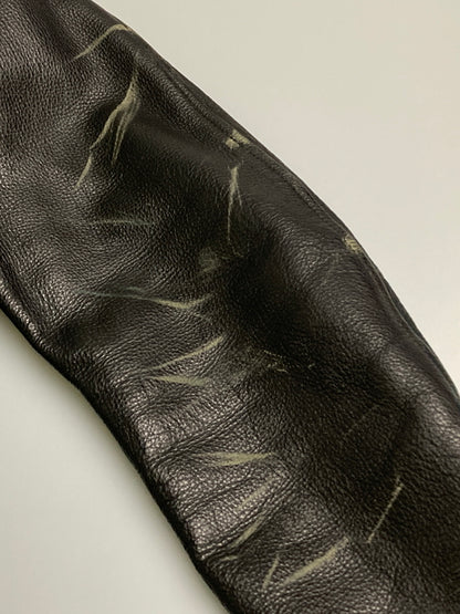 【中古品】【メンズ】 KADOYA カドヤ KYXMVSF SIGLE RIDERS JACKET シングルライダースジャケット 145-251227-zi-41-min サイズ：LB カラー：ブラック 万代Net店