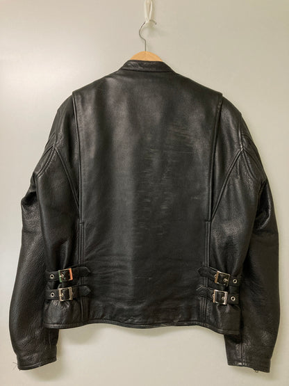 【中古品】【メンズ】 KADOYA カドヤ KYXMVSF SIGLE RIDERS JACKET シングルライダースジャケット 145-251227-zi-41-min サイズ：LB カラー：ブラック 万代Net店