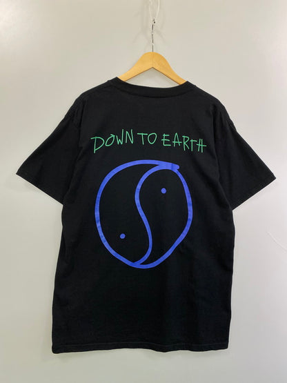 【中古品】【メンズ】 ASTROWORLD アストロワールド TRAVIS SCOTT MERCH HAPPY FACE T-SHIRT Tシャツ トップス 142-251227-zi-52-min サイズ：XL カラー：ブラック 万代Net店