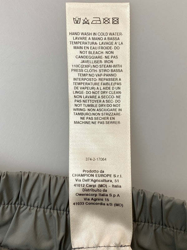 【中古品】【メンズ】 ×CHAMPION チャンピオン CW21S0016-114575 FRONT LOGO NYLON PANTS ナイロンパンツ ボトムス 152-251227-zi-13-min サイズ：XS カラー：グレー 万代Net店