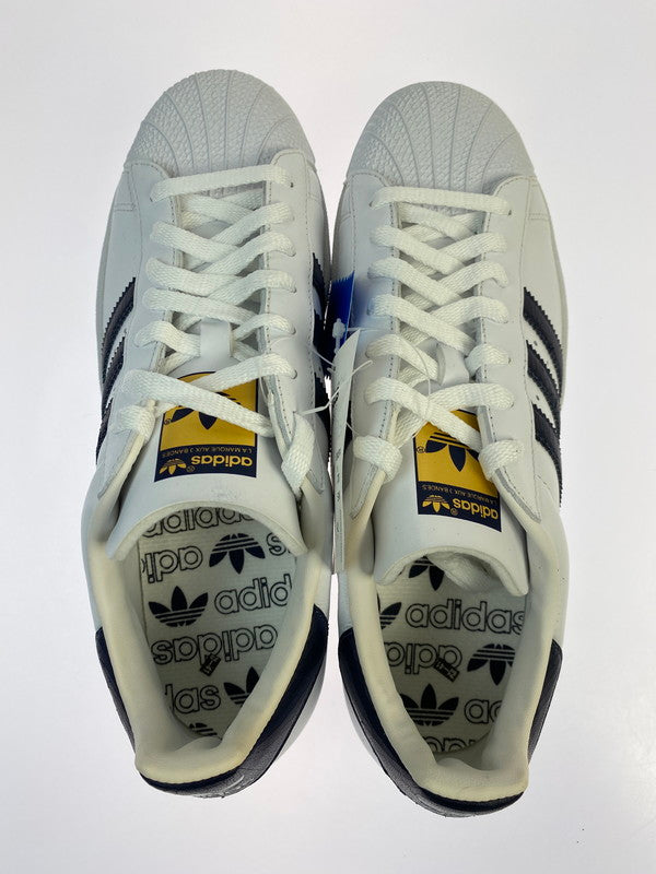 【現状渡し品】【メンズ】 adidas アディダス 034274 SUPER STER1 靴 シューズ SNEAKERS スニーカー 161-251225-zi-03-min サイズ：26.5㎝ カラー：ホワイト/ネイビー 万代Net店