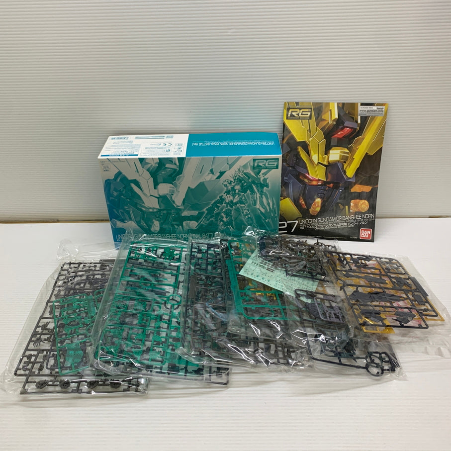 【中古品】 1/144 RG RX-0 ユニコーンガンダム2号機 バンシィ・ノルン 最終決戦仕様 プラモデル ガンプラ バンダイ 058-260529-em-01-min 万代Net店