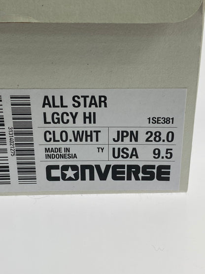 【中古品】【メンズ】 CONVERSE コンバース ALL STAR LGCY HI 1SE381 オールスター レガシー ハイカット スニーカー 靴 163-260313-yn-05-min サイズ：28.0cm カラー：ホワイト 万代Net店
