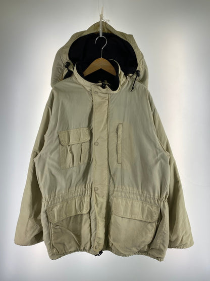 【中古品】【メンズ】 Eddie Bauer エディー・バウアー マウンテンジャケット 90S USA製 裏フリース メンズ アウター ヴィンテージ 144-260322-em-25-min サイズ：L カラー：アイボリー 万代Net店