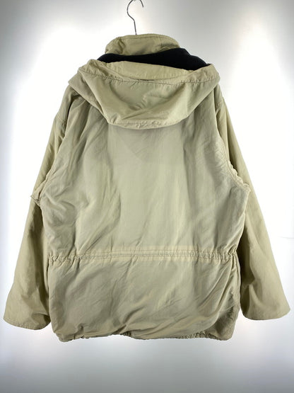【中古品】【メンズ】 Eddie Bauer エディー・バウアー マウンテンジャケット 90S USA製 裏フリース メンズ アウター ヴィンテージ 144-260322-em-25-min サイズ：L カラー：アイボリー 万代Net店