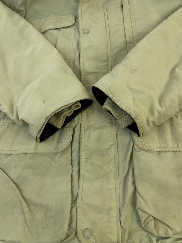 【中古品】【メンズ】 Eddie Bauer エディー・バウアー マウンテンジャケット 90S USA製 裏フリース メンズ アウター ヴィンテージ 144-260322-em-25-min サイズ：L カラー：アイボリー 万代Net店
