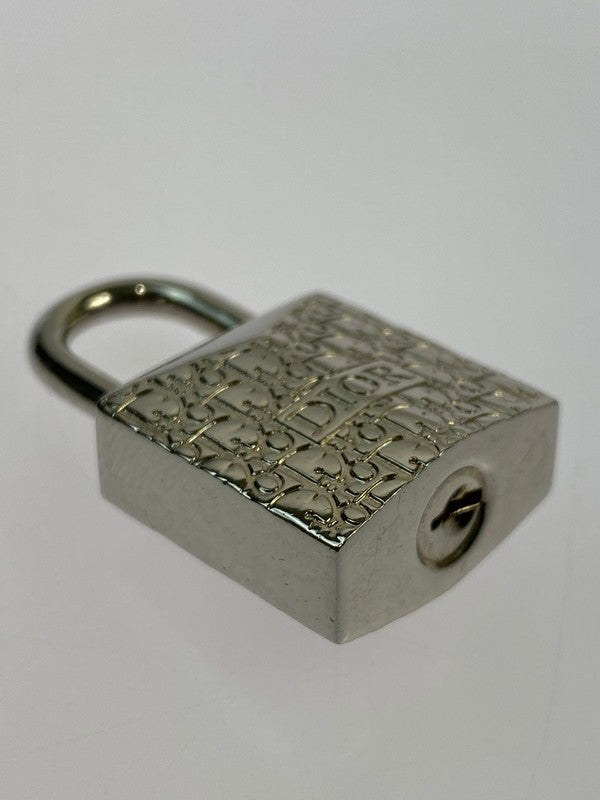 【中古品】【レディース】 Christian Dior クリスチャンディオール オブリーク CDアイコン パドロック ネックレス アクセサリー ペンダント 182-251231-kk-19-min カラー：シルバー 万代Net店