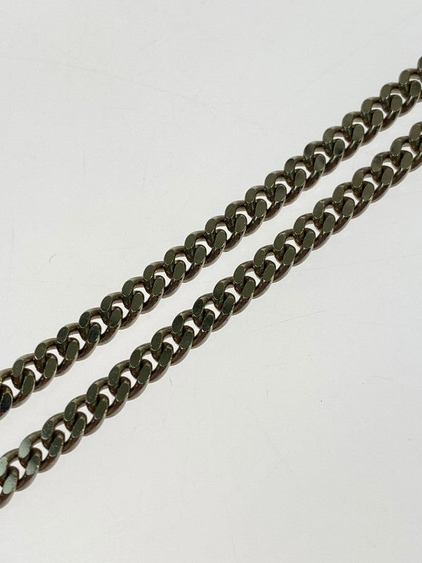 【中古品】【レディース】 Christian Dior クリスチャンディオール オブリーク CDアイコン パドロック ネックレス アクセサリー ペンダント 182-251231-kk-19-min カラー：シルバー 万代Net店