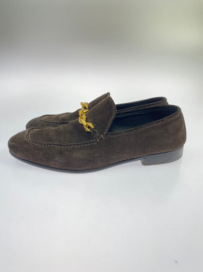 【中古品】【メンズ】 JIMMY CHOO ジミーチュウ DIAMOND TILDA LOAFER ダイアモンド ティルダ ローファー 164-251225-zi-08-min サイズ：41 カラー：ブラウン 万代Net店
