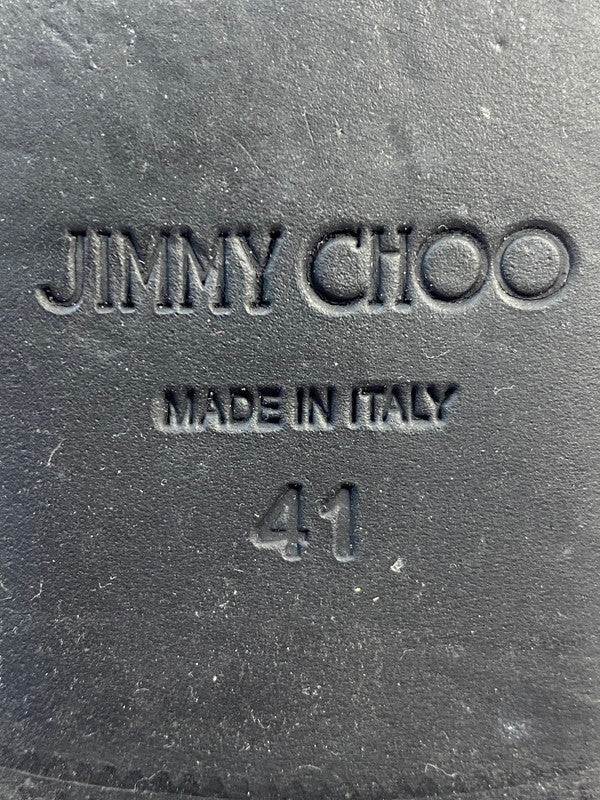 【中古品】【メンズ】 JIMMY CHOO ジミーチュウ DIAMOND TILDA LOAFER ダイアモンド ティルダ ローファー 164-251225-zi-08-min サイズ：41 カラー：ブラウン 万代Net店