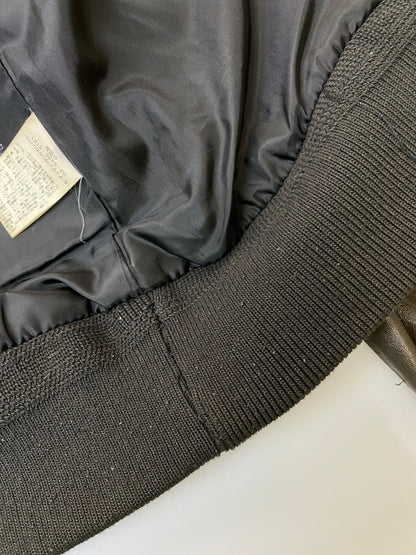 【中古品】【メンズ】 Grime effect グライム　エフェクト LEATHER JACKET レザー ジャケット メンズ アウター 馬皮 ジップアップ 146-260106-em-19-min サイズ：M カラー：ブラウン 万代Net店