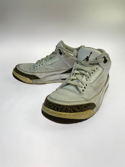 【中古品】【メンズ】 NIKE ナイキ AIR JORDAN 3 RETRO 136064-122 エアジョーダン3 レトロ スニーカー メンズ シューズ 靴 160-251228-em-25-min サイズ：26.0cm カラー：MOCHA 万代Net店