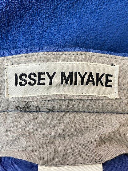 【中古品】【レディース】 ISSEY MIYAKE イッセイミヤケ IM61-FF122 WOOL WIDE PANT ウールワイドパンツ 171-251227-zi-29-min サイズ：L カラー：ブルー 万代Net店