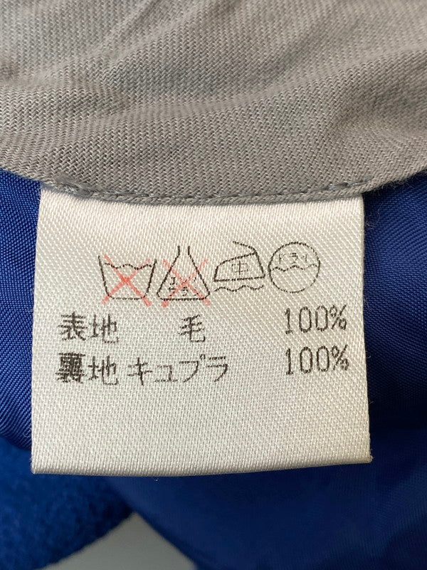【中古品】【レディース】 ISSEY MIYAKE イッセイミヤケ IM61-FF122 WOOL WIDE PANT ウールワイドパンツ 171-251227-zi-29-min サイズ：L カラー：ブルー 万代Net店