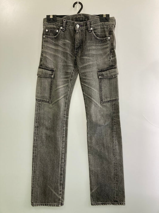 【中古品】【メンズ】 NEIGHBORHOOD ネイバーフッド DCNH-PT-W11 00S SAVAGE DENIM PANT サヴィッジデニムパンツ 153-260104-zi-17-min サイズ：S カラー：グレー系 万代Net店