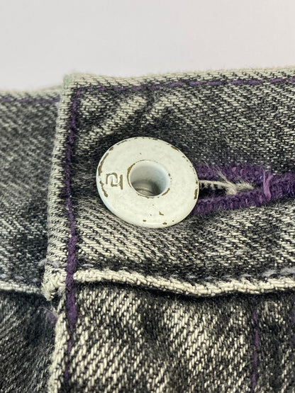 【中古品】【メンズ】 NEIGHBORHOOD ネイバーフッド DCNH-PT-W11 00S SAVAGE DENIM PANT サヴィッジデニムパンツ 153-260104-zi-17-min サイズ：S カラー：グレー系 万代Net店