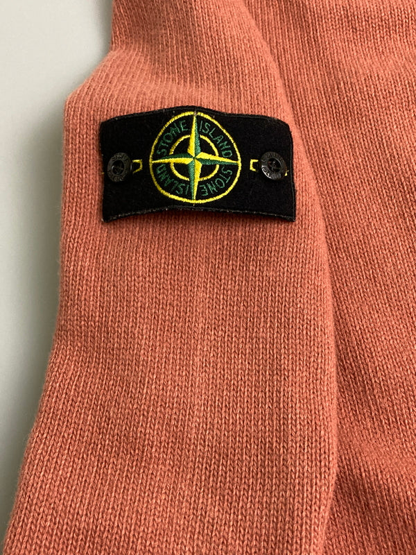 【現状渡し品】【メンズ】 STONE ISLAND ストーンアイランド 7115513A3 CREW NECK KNIT クルーネックニット 141-251227-zi-35-min サイズ：L カラー：ピンク系 万代Net店
