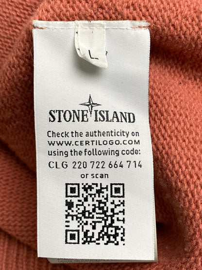 【現状渡し品】【メンズ】 STONE ISLAND ストーンアイランド 7115513A3 CREW NECK KNIT クルーネックニット 141-251227-zi-35-min サイズ：L カラー：ピンク系 万代Net店