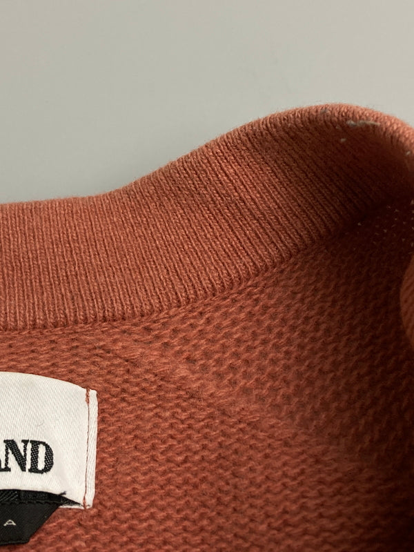【現状渡し品】【メンズ】 STONE ISLAND ストーンアイランド 7115513A3 CREW NECK KNIT クルーネックニット 141-251227-zi-35-min サイズ：L カラー：ピンク系 万代Net店