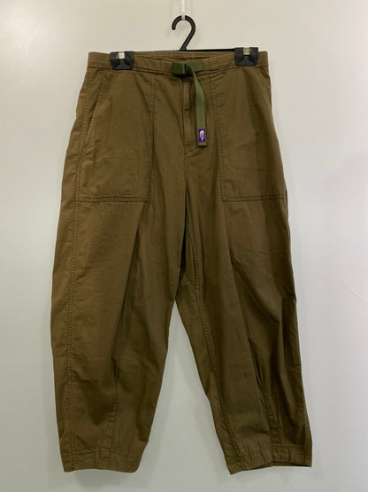 【中古品】【メンズ】 THE NORTH FACE PURPLE LABEL ザノースフェイスパープルレーベル NT5316N RIPSTOP WIDE CROPPED PANTS リップストップ ワイド クロップド パンツ 155-251227-zi-12-min サイズ：32 カラー：ブラウン系 万代Net店