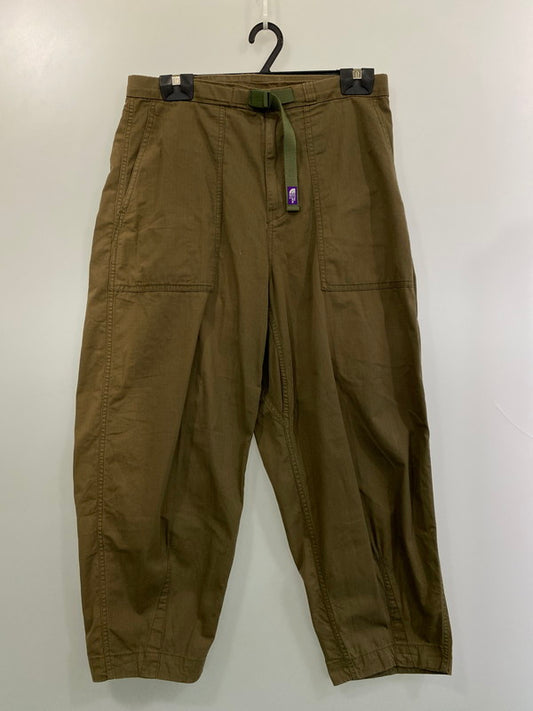 【中古品】【メンズ】 THE NORTH FACE PURPLE LABEL ザノースフェイスパープルレーベル NT5316N RIPSTOP WIDE CROPPED PANTS リップストップ ワイド クロップド パンツ 155-251227-zi-12-min サイズ：32 カラー：ブラウン系 万代Net店