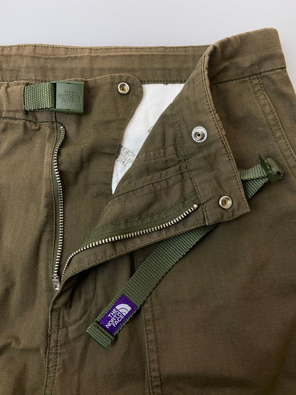 【中古品】【メンズ】 THE NORTH FACE PURPLE LABEL ザノースフェイスパープルレーベル NT5316N RIPSTOP WIDE CROPPED PANTS リップストップ ワイド クロップド パンツ 155-251227-zi-12-min サイズ：32 カラー：ブラウン系 万代Net店