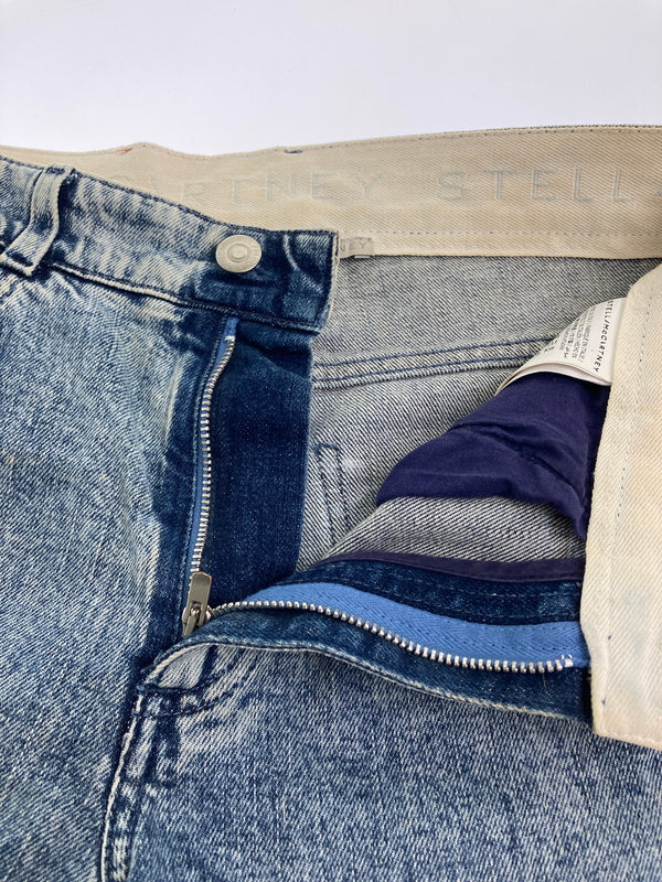 【中古品】【レディース】 Stella McCartney ステラマッカートニー GRADATION DENIM PANT 600317 SNH56 グラデーション デニムパンツ ボトムス 171-260108-jt-34-min サイズ：24 カラー：ライトインディゴ 万代Net店