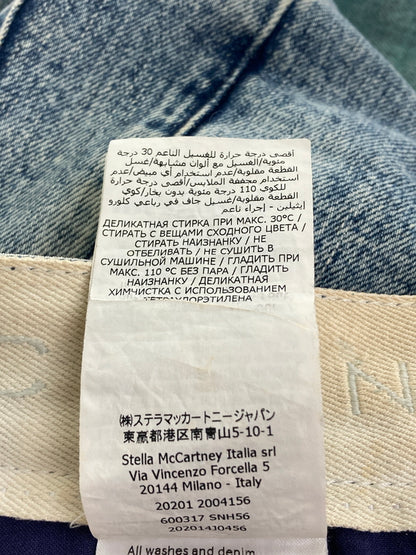 【中古品】【レディース】 Stella McCartney ステラマッカートニー GRADATION DENIM PANT 600317 SNH56 グラデーション デニムパンツ ボトムス 171-260108-jt-34-min サイズ：24 カラー：ライトインディゴ 万代Net店