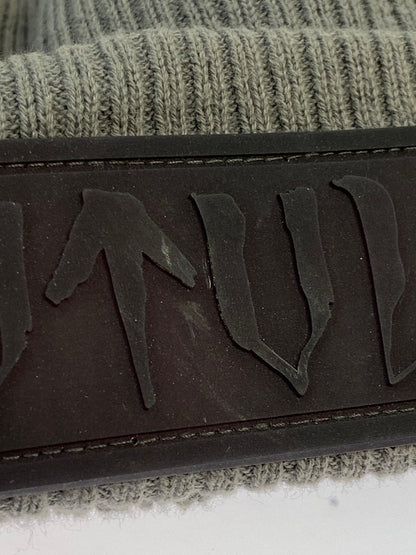 【中古品】【メンズ】 CVTVLIST カタリスト RUBBER LOGO BEANIE 2201020501 ラバーロゴ ビーニー 帽子 ニットキャップ 185-251231-kk-12-min サイズ：F カラー：グレー 万代Net店
