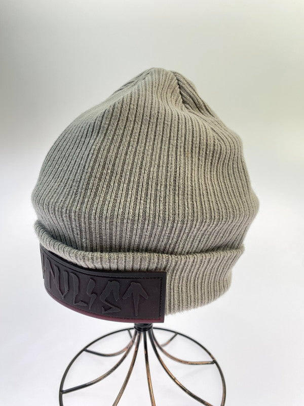 【中古品】【メンズ】 CVTVLIST カタリスト RUBBER LOGO BEANIE 2201020501 ラバーロゴ ビーニー 帽子 ニットキャップ 185-251231-kk-12-min サイズ：F カラー：グレー 万代Net店