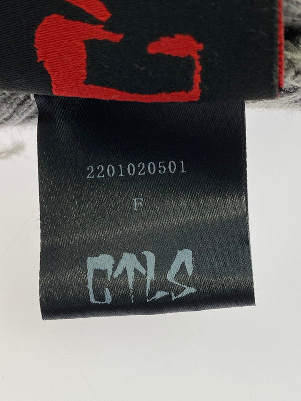 【中古品】【メンズ】 CVTVLIST カタリスト RUBBER LOGO BEANIE 2201020501 ラバーロゴ ビーニー 帽子 ニットキャップ 185-251231-kk-12-min サイズ：F カラー：グレー 万代Net店