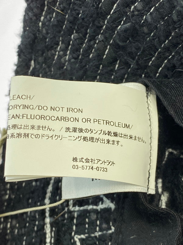 【中古品】【メンズ】 READYMADE レディメイド TWEED BUCKET HAT RE-TW-BK-00-00-292 ツイード バケットハット 帽子 185-251231-kk-11-min サイズ：ONE SIZE カラー：ブラック 万代Net店