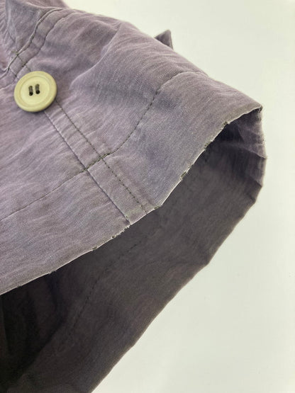 【中古品】【メンズ】 ISSEY MIYAKE イッセイミヤケ 80-90'S イカコート アウター 140-251230-zi-27-min サイズ：M カラー：パープル 万代Net店