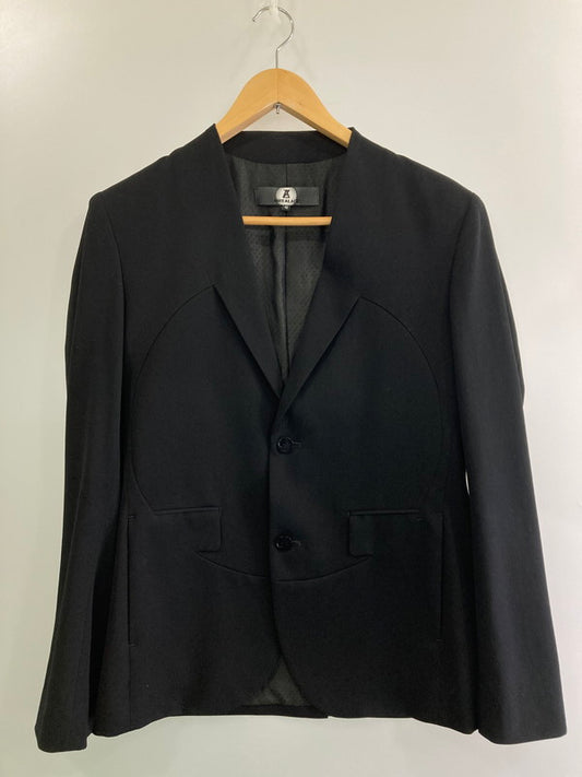 【中古品】【メンズ】 ANREALAGE アンリアレイジ テーラードジャケット 140-251230-zi-06-min サイズ：46 カラー：ブラック 万代Net店