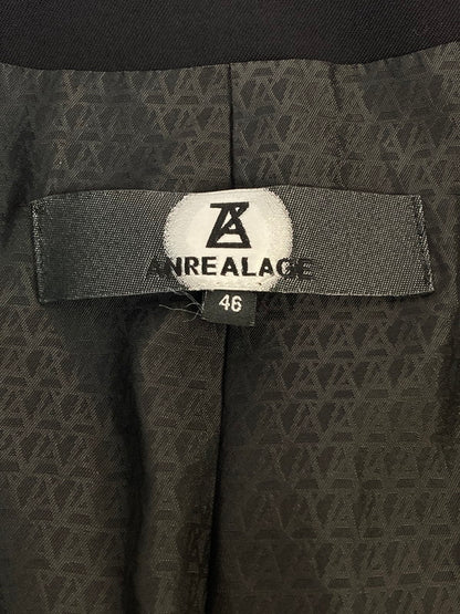 【中古品】【メンズ】 ANREALAGE アンリアレイジ テーラードジャケット 140-251230-zi-06-min サイズ：46 カラー：ブラック 万代Net店