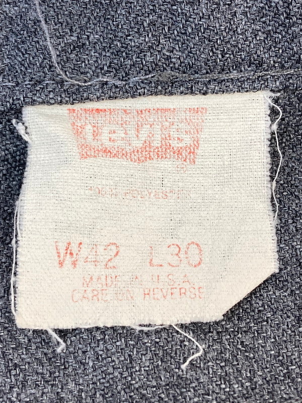 【中古品】【メンズ】 Levi's リーバイス 80-90S ボタン裏刻印"698" 黒タブ PANTS パンツ ボトムス 157-251230-zi-45-min サイズ：42×30 カラー：グレー 万代Net店