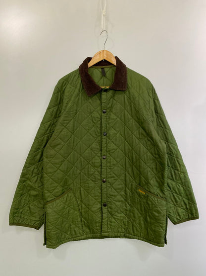 【中古品】【メンズ】 BARBOUR バブアー LIDDESDALE QUILTING JACKET 2707 リデスデイル キルティング ジャケット メンズ アウター 144-260106-em-16-min サイズ：XL カラー：モスグリーン 万代Net店