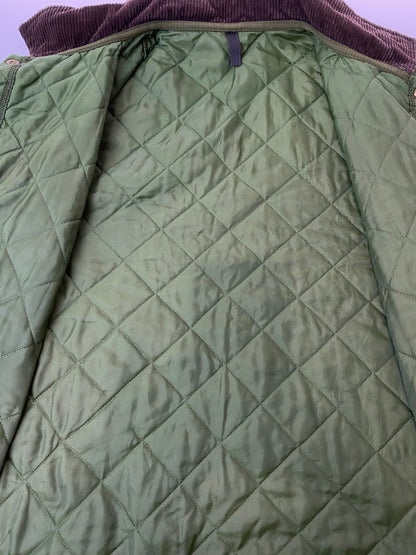 【中古品】【メンズ】 BARBOUR バブアー LIDDESDALE QUILTING JACKET 2707 リデスデイル キルティング ジャケット メンズ アウター 144-260106-em-16-min サイズ：XL カラー：モスグリーン 万代Net店