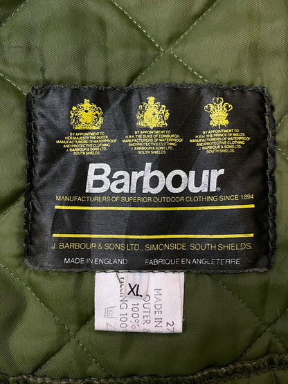 【中古品】【メンズ】 BARBOUR バブアー LIDDESDALE QUILTING JACKET 2707 リデスデイル キルティング ジャケット メンズ アウター 144-260106-em-16-min サイズ：XL カラー：モスグリーン 万代Net店