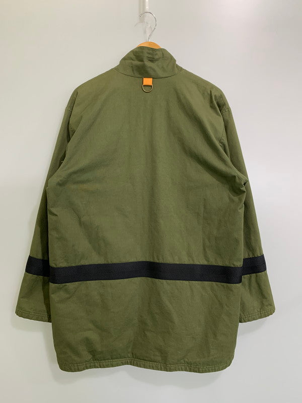 【中古品】【メンズ】 MASSES マシス DUCK OVER SHELL JACKET ダック オーヴァー シェル ジャケット メンズアウター コットン 142-260106-em-04-min サイズ：M カラー：オリーブグリーン 万代Net店