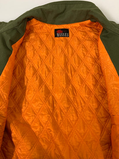 【中古品】【メンズ】 MASSES マシス DUCK OVER SHELL JACKET ダック オーヴァー シェル ジャケット メンズアウター コットン 142-260106-em-04-min サイズ：M カラー：オリーブグリーン 万代Net店