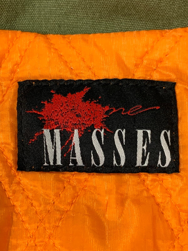 【中古品】【メンズ】 MASSES マシス DUCK OVER SHELL JACKET ダック オーヴァー シェル ジャケット メンズアウター コットン 142-260106-em-04-min サイズ：M カラー：オリーブグリーン 万代Net店