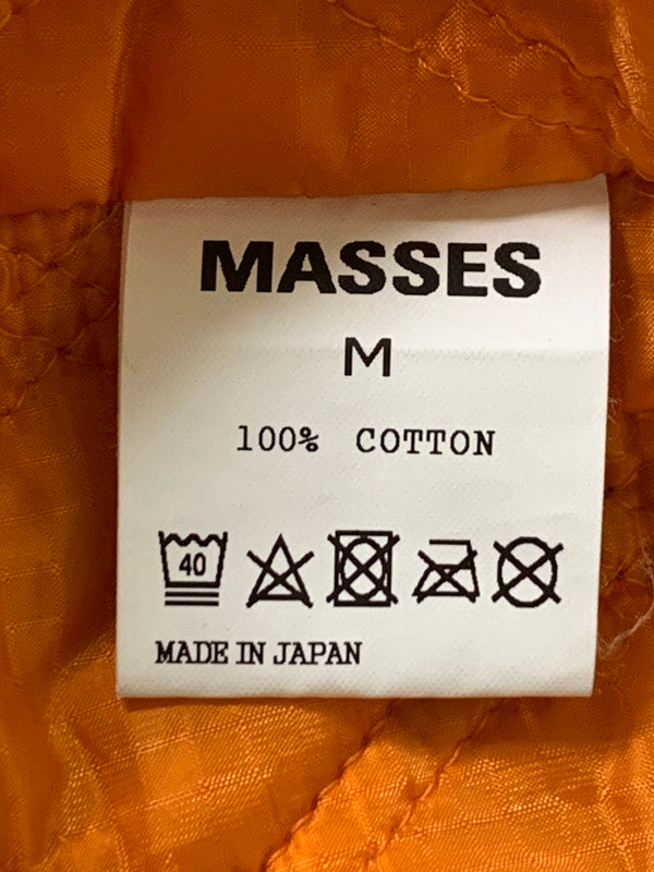 【中古品】【メンズ】 MASSES マシス DUCK OVER SHELL JACKET ダック オーヴァー シェル ジャケット メンズアウター コットン 142-260106-em-04-min サイズ：M カラー：オリーブグリーン 万代Net店