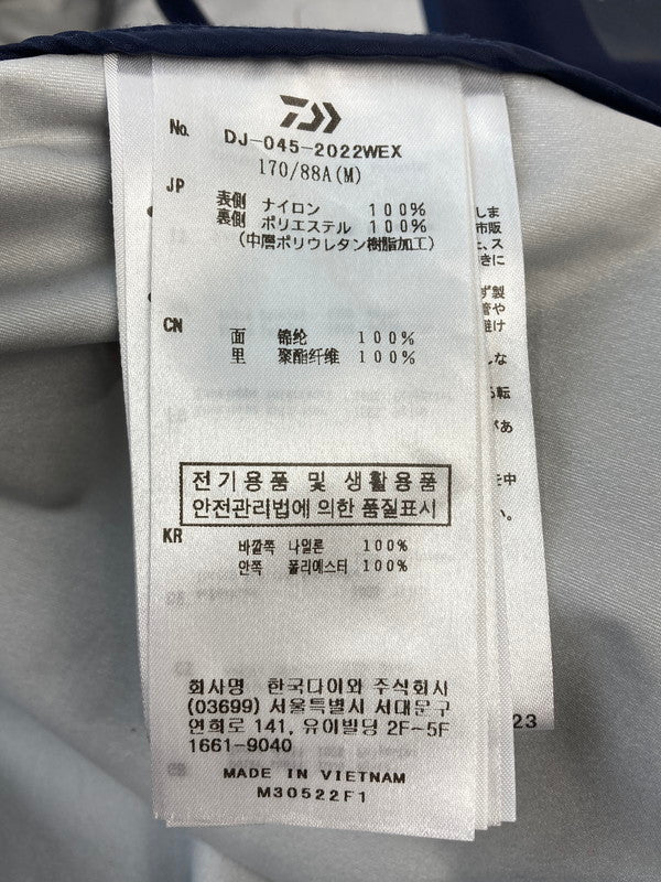 【中古品】【メンズ】 DAIWA LIFESTYLE ダイワ ライフスタイル DJ-045-2022WEX ソフトシェルブルゾン 144-251230-zi-22-min サイズ：M カラー：ネイビー 万代Net店