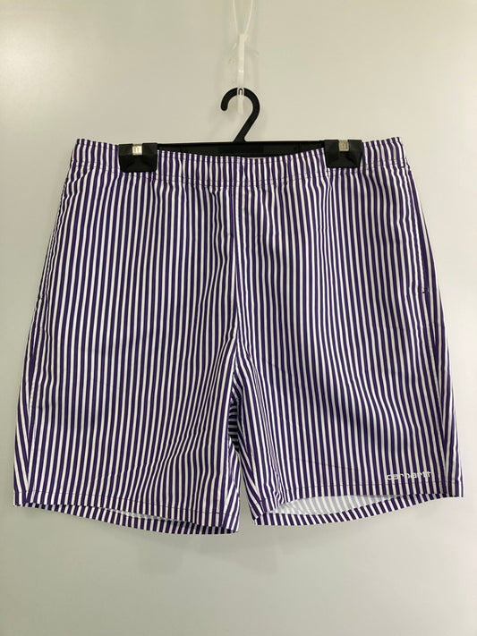 【中古美品】【メンズ】 CARHARTT WIP カーハートダブリューアイピー ISLAND SWIM STRIPE TRUNKS アイランド スイム ストライプ トランクス 153-251230-zi-44-min サイズ：XL カラー：パープル/ホワイト 万代Net店