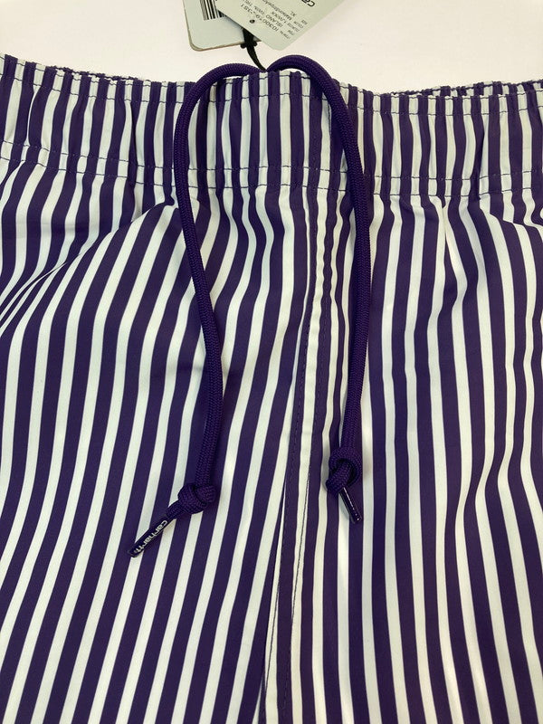【中古美品】【メンズ】 CARHARTT WIP カーハートダブリューアイピー ISLAND SWIM STRIPE TRUNKS アイランド スイム ストライプ トランクス 153-251230-zi-44-min サイズ：XL カラー：パープル/ホワイト 万代Net店