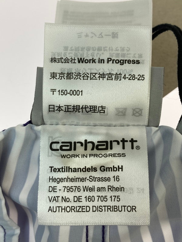 【中古美品】【メンズ】 CARHARTT WIP カーハートダブリューアイピー ISLAND SWIM STRIPE TRUNKS アイランド スイム ストライプ トランクス 153-251230-zi-44-min サイズ：XL カラー：パープル/ホワイト 万代Net店