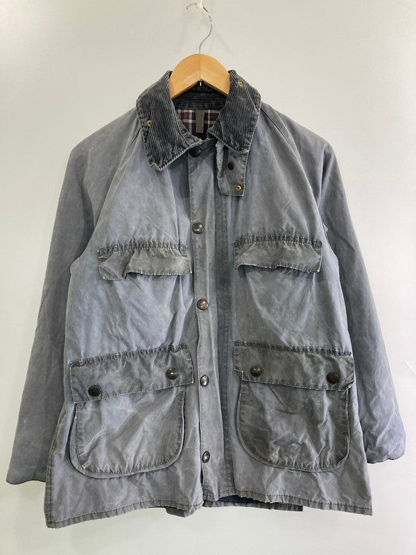 【現状渡し品】【メンズ】 Barbour バーブァー BEDALE 3ワラント オイルドジャケット 144-260104-zi-24-min サイズ：MINIMUM カラー：ライトグレー 万代Net店