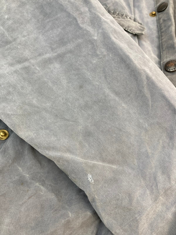 【現状渡し品】【メンズ】 Barbour バーブァー BEDALE 3ワラント オイルドジャケット 144-260104-zi-24-min サイズ：MINIMUM カラー：ライトグレー 万代Net店